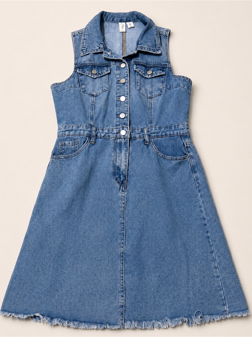 Joie Light Blue Denim Button-Front Dress